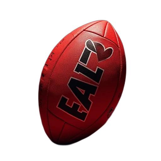 red, afl, football, premiership transparent PNG cut-out