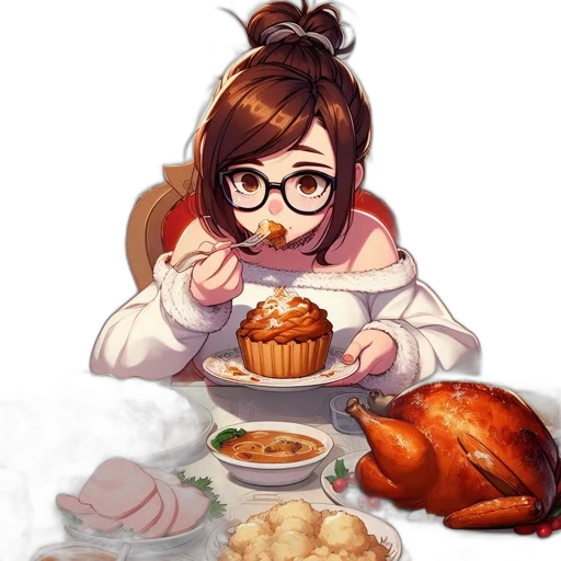 food, creature, animal, pixel art, anime, cartoon, concept art, dark transparent PNG cut-out