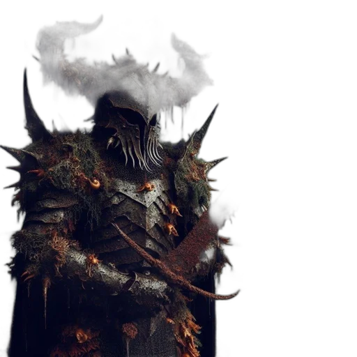 mask, dragon, sword, creature, concept art, fantasy art, comic book art, pixel art transparent PNG cut-out