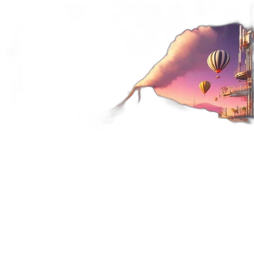 crown, weapon, umbrella, staff, concept art, vaporwave, 3d render, fantasy art transparent PNG cut-out