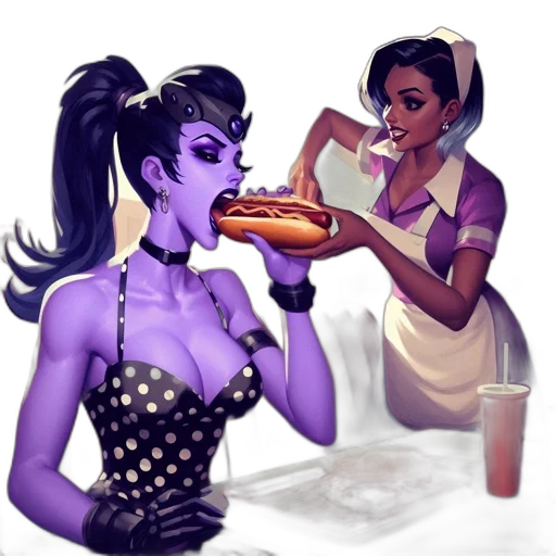 food, concept art, fantasy art, comic book art, pixel art, neon lights, outer space, blue transparent PNG cut-out