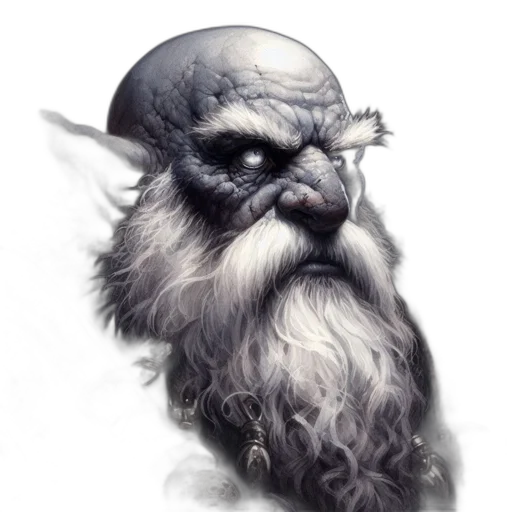 face, mask, creature, staff, fantasy art, concept art, photorealistic, pencil sketch transparent PNG cut-out