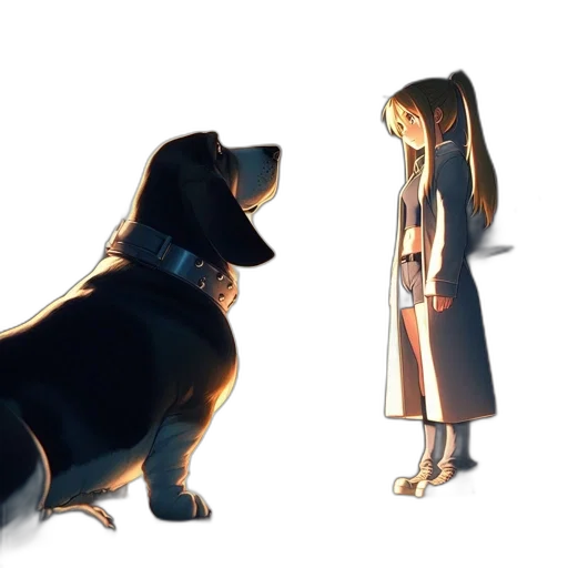 animal, creature, concept art, pixel art, watercolor, anime, night, fog transparent PNG cut-out