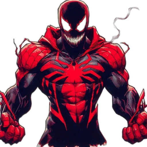 mask, comic book art, concept art, red, imposing, figure, spider, emblem transparent PNG cut-out