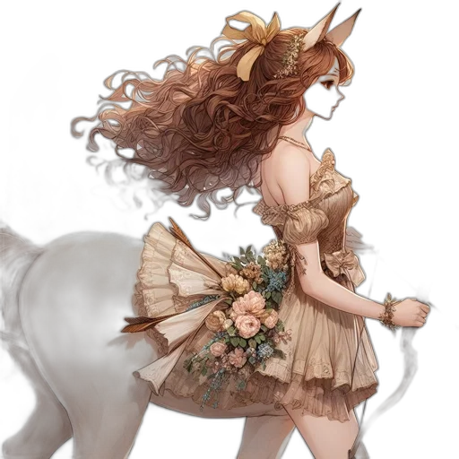 dress, crown, fantasy art, concept art, photorealistic, pixel art, earth tones, golden transparent PNG cut-out
