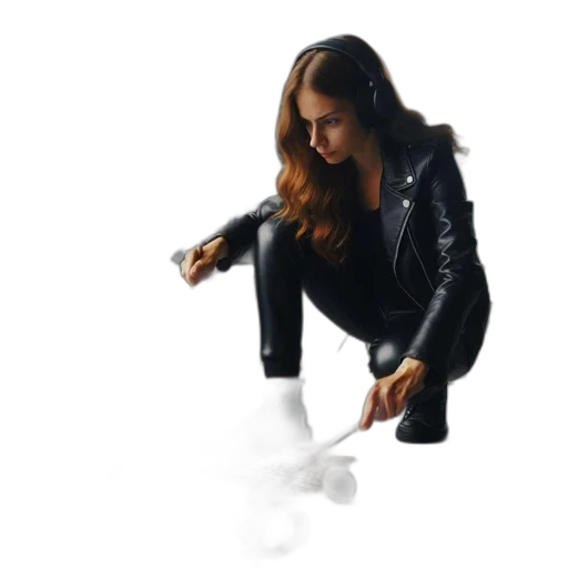jacket, weapon, concept art, photorealistic, fire, artist, works, amidst transparent PNG cut-out