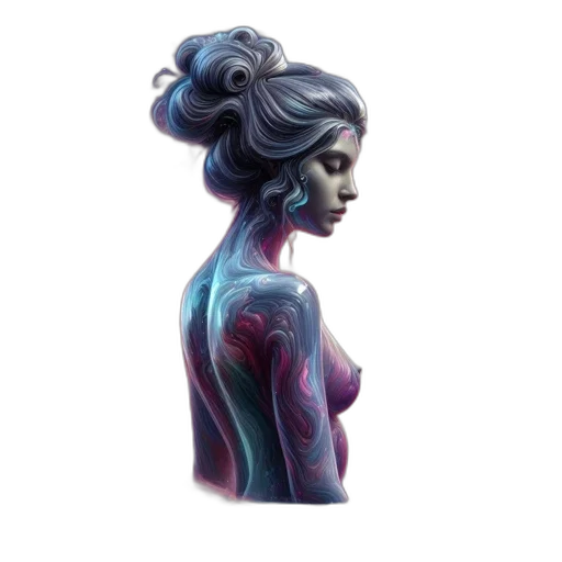 dress, face, jewelry, mask, concept art, fantasy art, pixel art, 3d render transparent PNG cut-out
