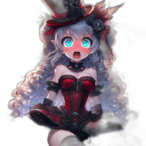 creature, dress, dragon, mask, anime, pixel art, fantasy art, concept art transparent PNG cut-out