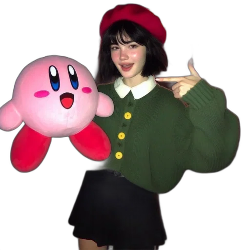 jacket, hat, weapon, creature, 3d render, pixel art, vaporwave, concept art transparent PNG cut-out