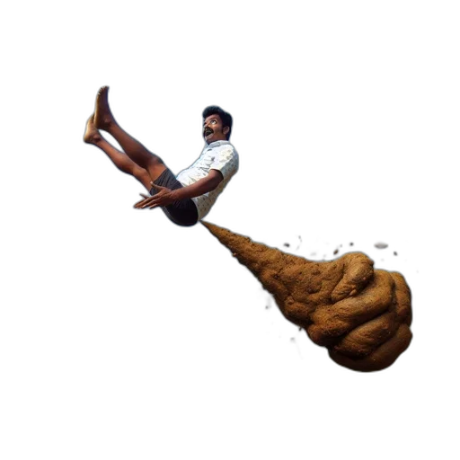 staff, shoes, umbrella, hair, concept art, 3d render, photorealistic, pixel art transparent PNG cut-out