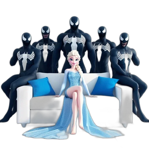 dress, furniture, concept art, comic book art, fantasy art, 3d render, underwater, blue transparent PNG cut-out
