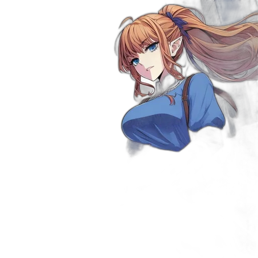 staff, dress, face, sword, anime, concept art, pixel art, watercolor transparent PNG cut-out