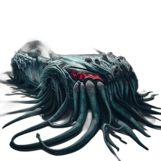 creature, hair, animal, mask, concept art, fantasy art, 3d render, watercolor transparent PNG cut-out