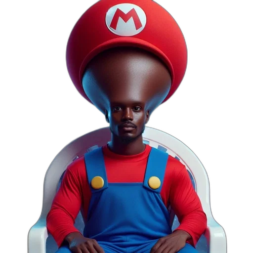 hat, face, robot, creature transparent PNG cut-out