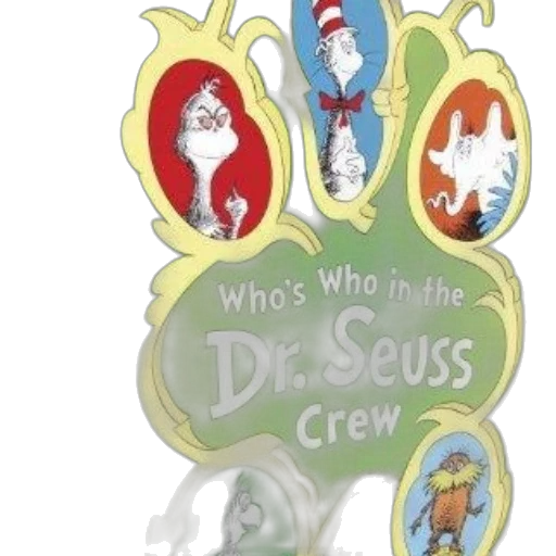 staff, book, cover, title, who, seuss, crew, featuring transparent PNG cut-out