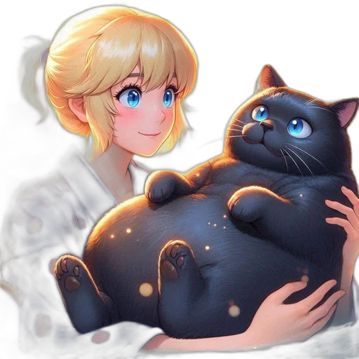 creature, food, animal, concept art, pixel art, fantasy art, anime, blue transparent PNG cut-out