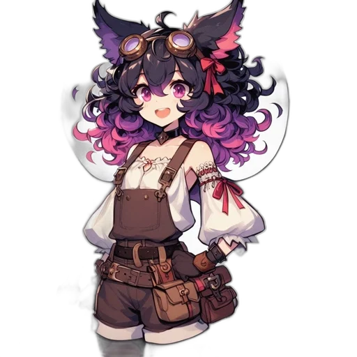 staff, creature, weapon, animal, fantasy art, pixel art, anime, concept art transparent PNG cut-out