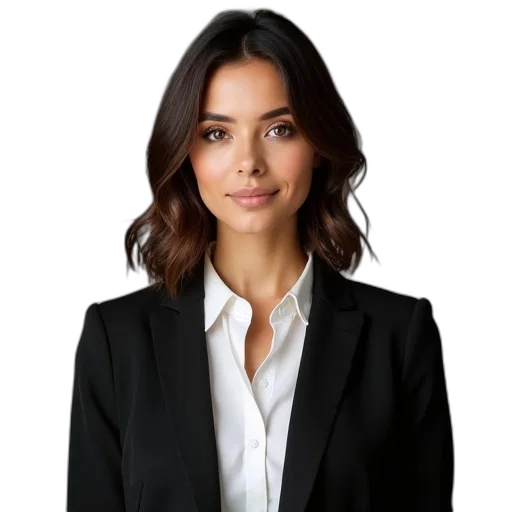staff, jacket, face, hair, photorealistic, cartoon, oil painting, dark transparent PNG cut-out