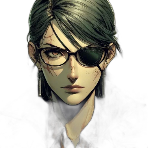 face, mask, staff, weapon, concept art, comic book art, photorealistic, fantasy art transparent PNG cut-out