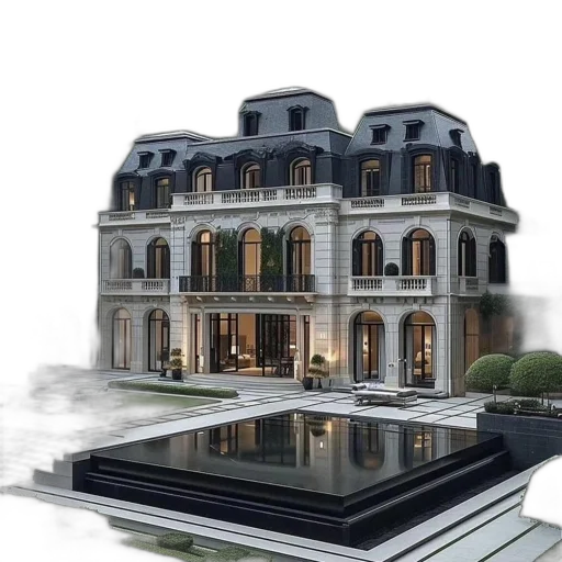 building, 3d render, photorealistic, concept art, screenshot, social, media, post transparent PNG cut-out