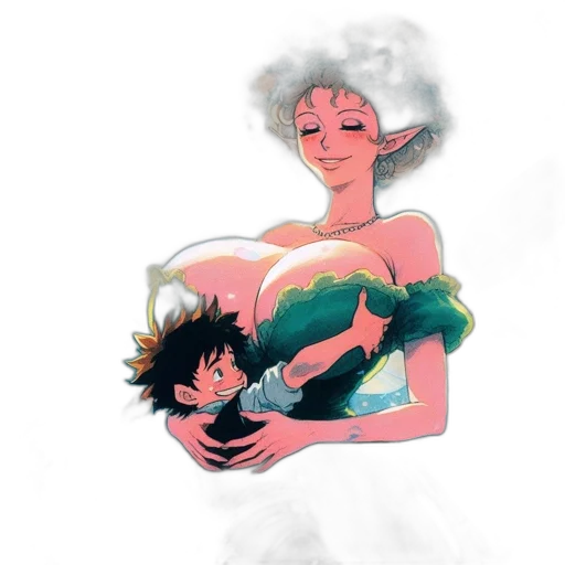 crown, dress, dragon, concept art, comic book art, fantasy art, anime, underwater transparent PNG cut-out