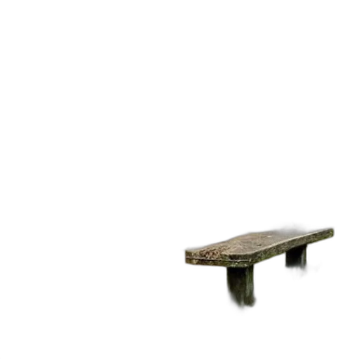furniture, jewelry, robot, staff, 3d render, photorealistic, rustic, bench transparent PNG cut-out