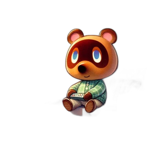 animal, creature, mask, 3d render, concept art, pixel art, animated, bear transparent PNG cut-out