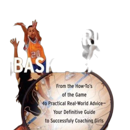 book, cover, titled, coaching, girls, basketball, featuring, image transparent PNG cut-out