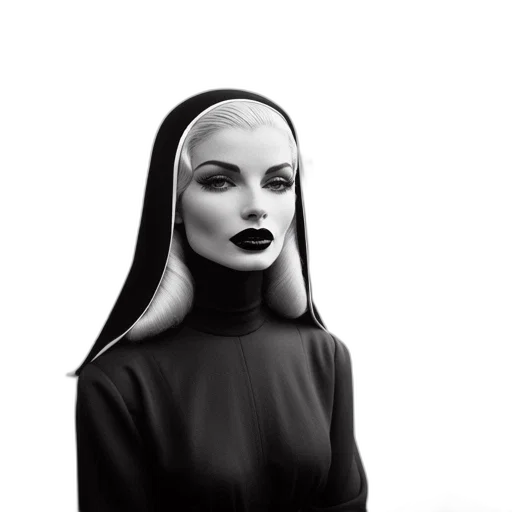 mask, face, robot, dress, concept art, fantasy art, comic book art, 3d render transparent PNG cut-out