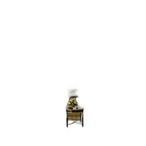 furniture, robot, hat, staff, pixel art, 3d render, concept art, photorealistic transparent PNG cut-out