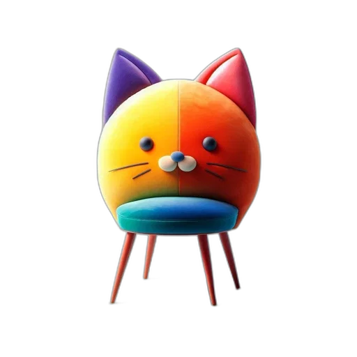 staff, animal, hat, furniture, 3d render, concept art, pixel art, fantasy art transparent PNG cut-out