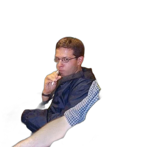 staff, jacket, furniture, face transparent PNG cut-out