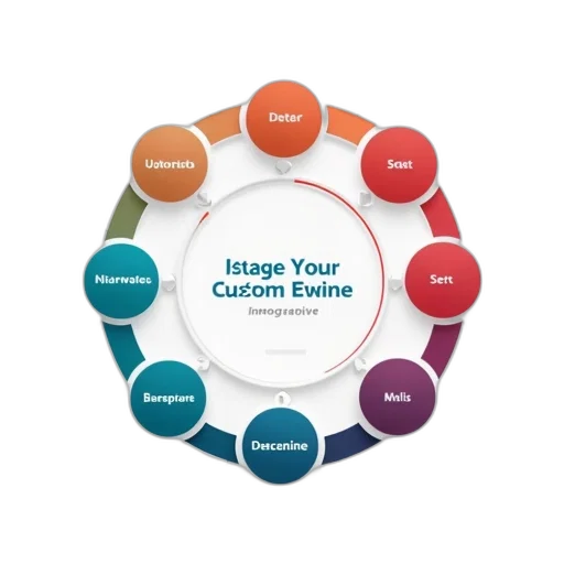 infographic, diagram, illustrating, stages transparent PNG cut-out