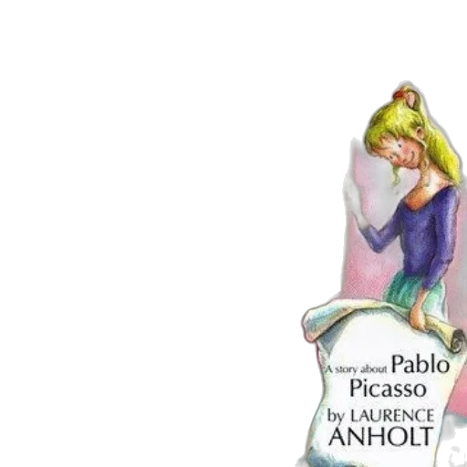 watercolor, concept art, cartoon-style, book, cover, featuring, artist, painting transparent PNG cut-out