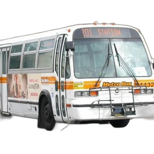 staff, photorealistic, 3d render, concept art, white, orange, metro, bus transparent PNG cut-out