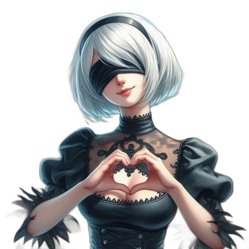 dress, robot, face, mask, concept art, fantasy art, pixel art, anime transparent PNG cut-out