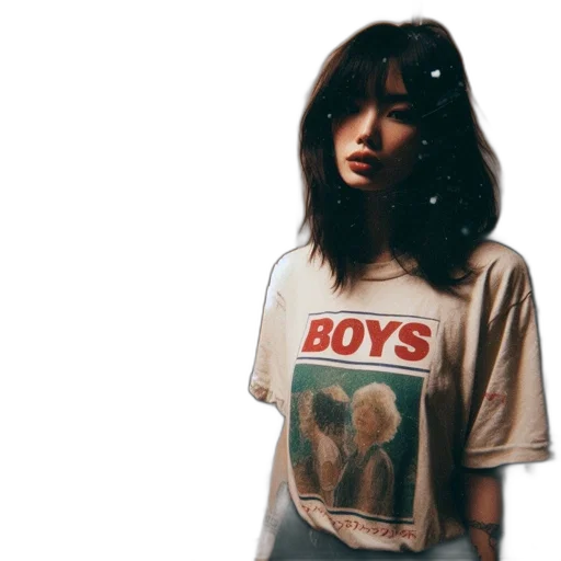 jacket, face, dress, vaporwave, photorealistic, anime, cyberpunk, pastel transparent PNG cut-out