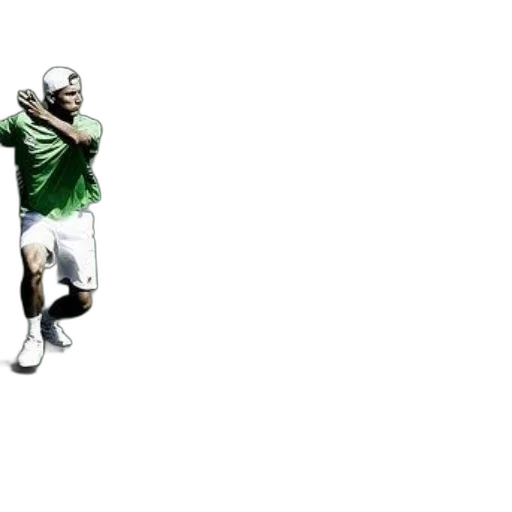 mask, 3d render, photorealistic, pixel art, green, tennis, player, shirt transparent PNG cut-out