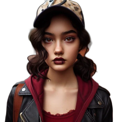 hat, jacket, face, crown, photorealistic, concept art, fantasy art, cartoon transparent PNG cut-out