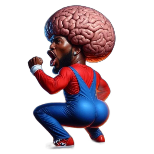 crown, creature, face, concept art, pixel art, comic book art, person, giant transparent PNG cut-out