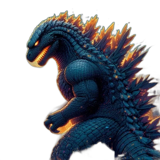 dragon, creature, animal, concept art, 3d render, pixel art, fantasy art, enormous transparent PNG cut-out