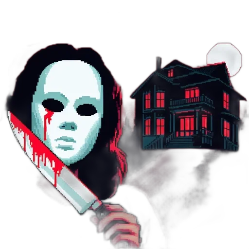 mask, concept art, pixel art, comic book art, watercolor, city street, individual, ghostly transparent PNG cut-out