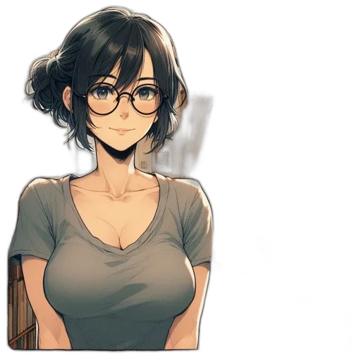 dress, face, staff, anime, cartoon, concept art, pixel art, monochrome transparent PNG cut-out