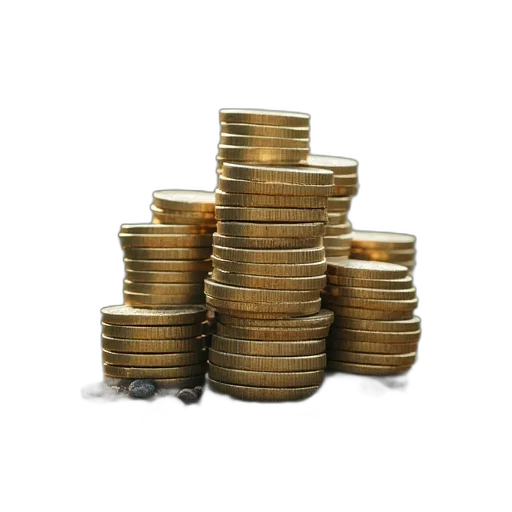 jewelry, furniture, 3d render, money transparent PNG cut-out
