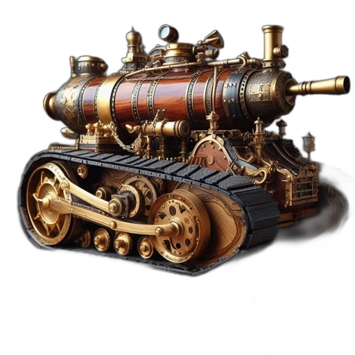 weapon, car, robot, 3d render, concept art, photorealistic, fantasy art, elaborate transparent PNG cut-out