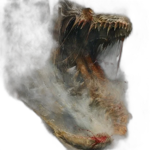 dragon, creature, mask, face, concept art, photorealistic, fantasy art, 3d render transparent PNG cut-out