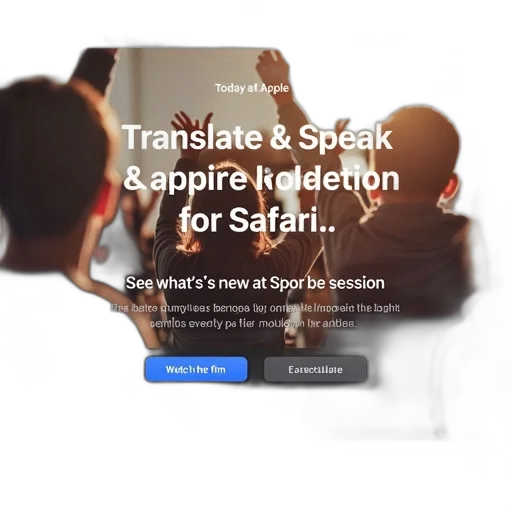 3d render, promotional, image, apple, translate, speak, extension, safari transparent PNG cut-out