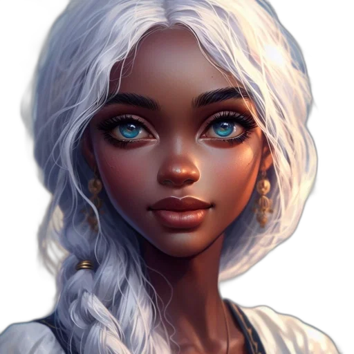 face, dragon, jewelry, dress, fantasy art, concept art, photorealistic, comic book art transparent PNG cut-out