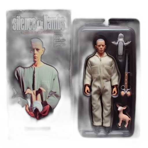 concept art, image, shows, neca, hannibal, lecter, toy, package transparent PNG cut-out