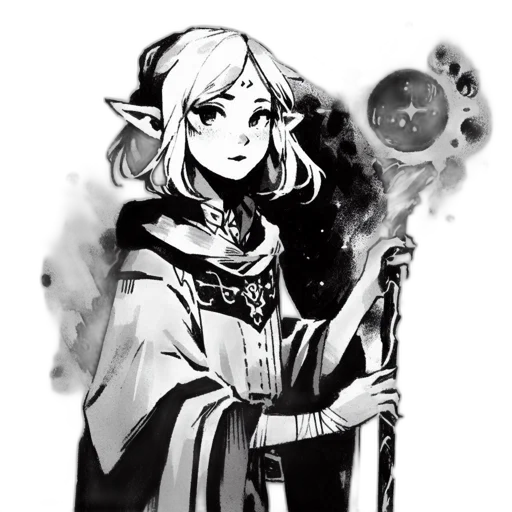 staff, sword, crown, mask, fantasy art, concept art, watercolor, pixel art transparent PNG cut-out